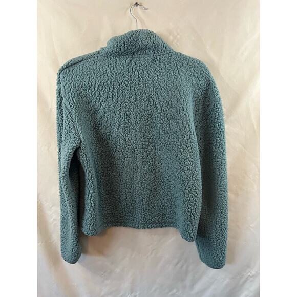 Wallflower Blue Fleece Pullover Sweater Size Medium - Picture 2 of 5